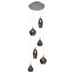 Hanglamp Cambio Smoke 8-lichts