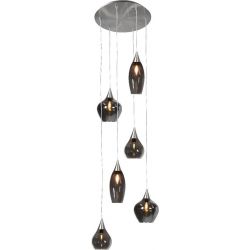 HighLight hanglamp Cambio 6 lichts - smoke