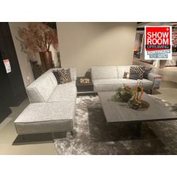 Eetkamertafel Head - showroommodelHoekbank Nice - showroommodel
