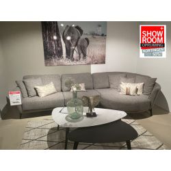 3 zitsbank met knuffelhoek Rome - showroommodel