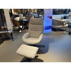 Fauteuil en hocker Erola - showroommodel