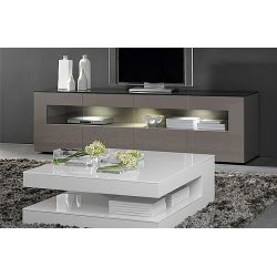 Salontafel hoogglans wit