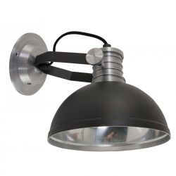 Wandlamp Brooklyn Industrieel Zwart