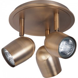 Plafondlamp Ovale 3L