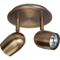 Plafondlamp Ovale 2L