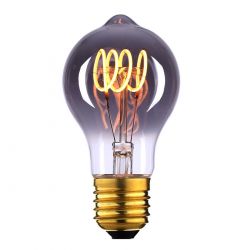 E27 LED filamentlamp - 9W dimbaar - smoke