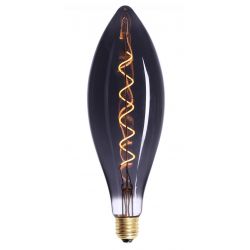 E27 LED filamentlamp XXL - 4W dimbaar - smoke