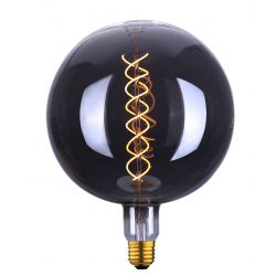 E27 LED filamentlamp - globe 200 - 4W dimbaar - smoke