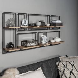 Shelfmate wandplank eiken type D