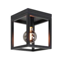 Plafondlamp Fragola B 20 cm H 25 cm zwart
