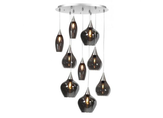 Hanglamp Cambio Smoke 8-lichts