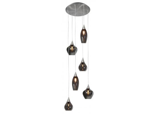 Hanglamp Cambio Smoke 8-lichts