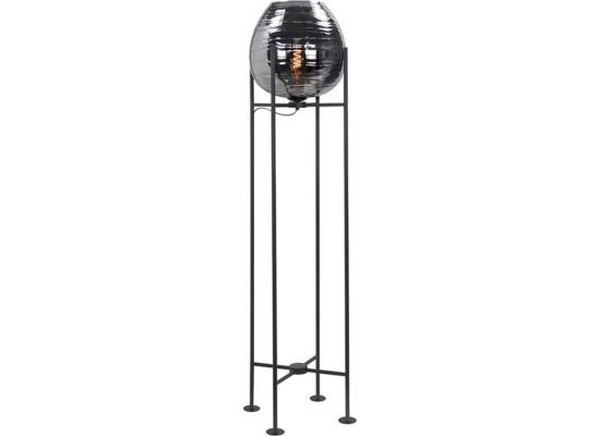 Vloerlamp - Highlight - Fantasy - Vloerlamp - E27 - 32 x 32 x 140cm - Zwart