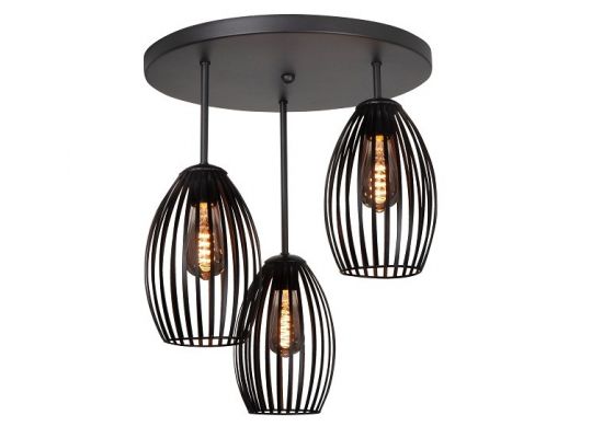 Plafondlamp Gabbia zwart