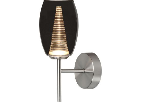 HighLight wandlamp Nebula – smoke glas