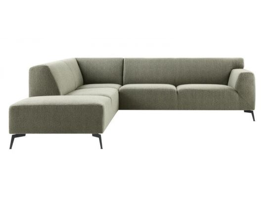 Hoekbank Lorani groen bonell+HR zitting