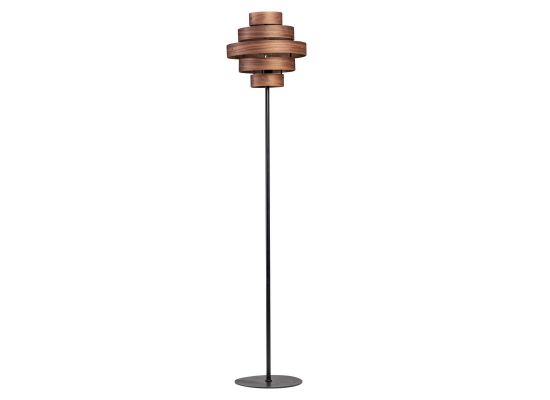 Vloerlamp Blago hout bruin