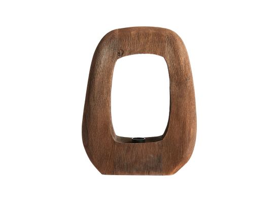 Tafellamp Kelafo medium hout choco bruin