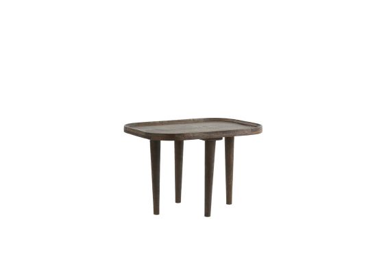 Bijzettafel Mazabe small mat roodbruin