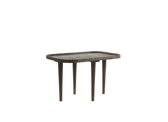 Bijzettafel Mazabe medium mat roodbruin
