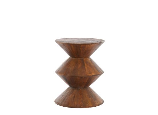 Bijzettafel Larus small hout bruin