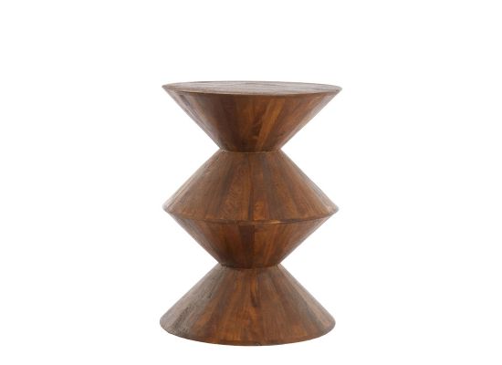 Bijzettafel Larus medium hout bruin