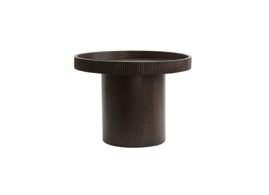 Bijzettafel Kalomo medium hout roodbruin