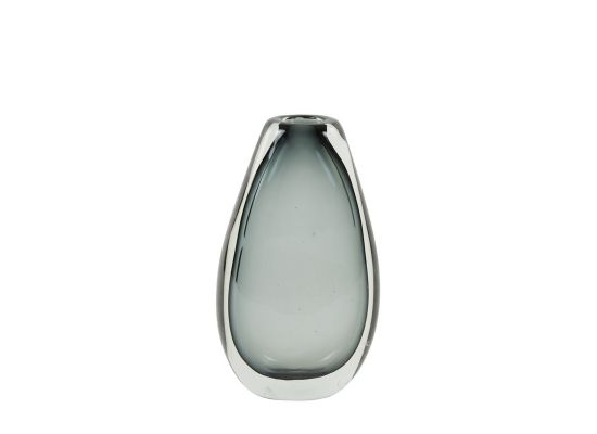 Vaas Calla medium glas grijs