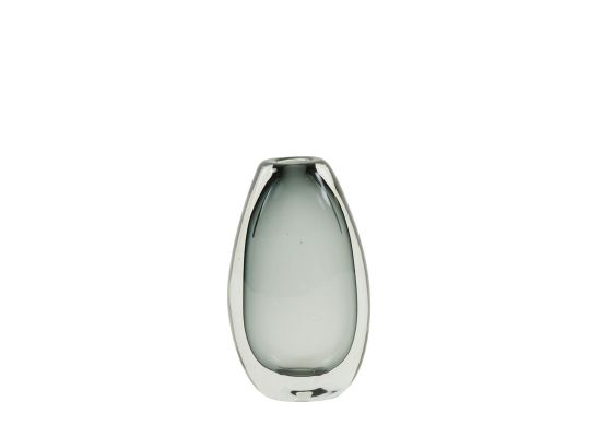 Vaas Calla small glas grijs