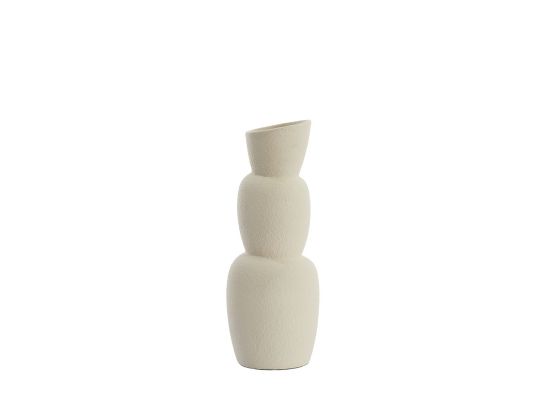 Vaas Aram small keramiek beige