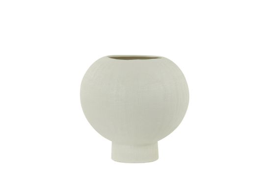 Vaas Maguli medium keramiek mat wit