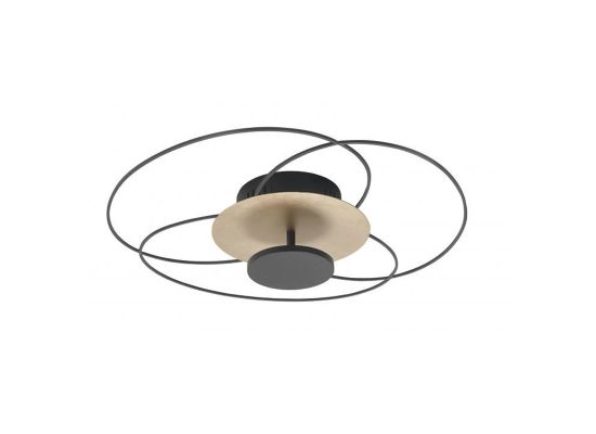 Plafondlamp Fiore zwart