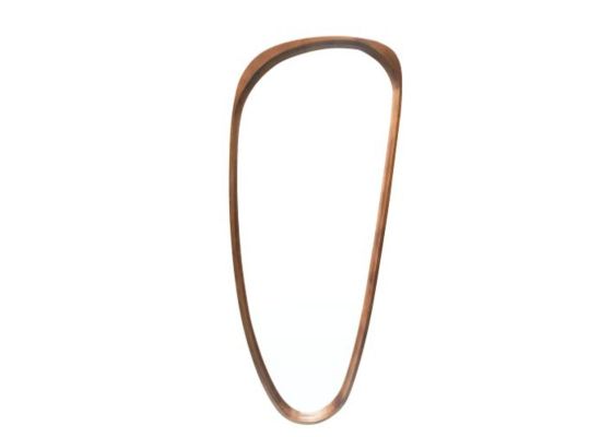 Spiegel Egg Slope Dark Wood