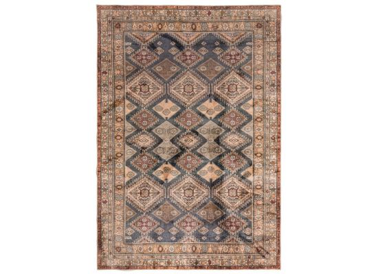 Vloerkleed Amario bruin zwart 200x290cm