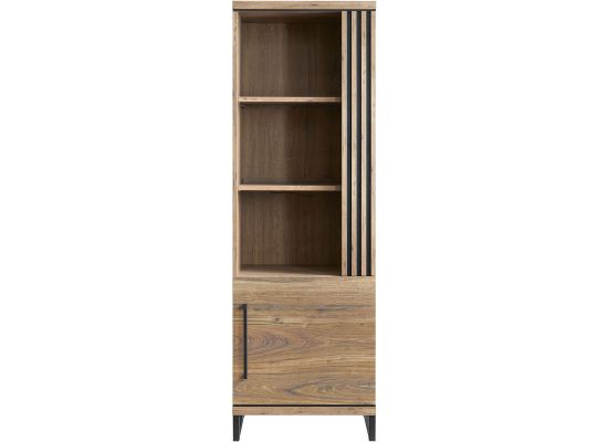 Wandkast Gianta houtstructuur sheesham decor