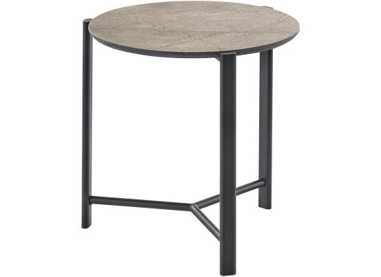 Salontafel Montona HPL brons rond 40cm