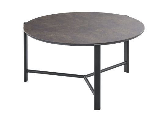 Salontafel Montona HPL grijs rond 60cm