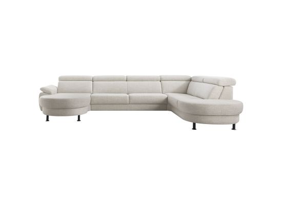 Hoekbank Rigas beige groen memory foam HR zitting