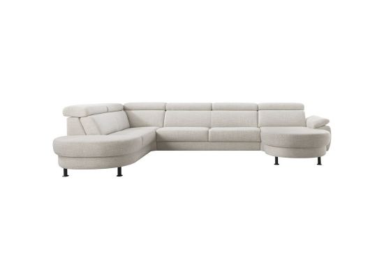 Hoekbank Rigas beige groen memory foam HR zitting