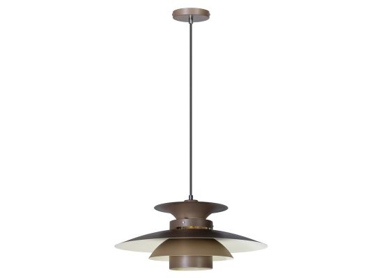 Hanglamp Ponzia metaal bruin