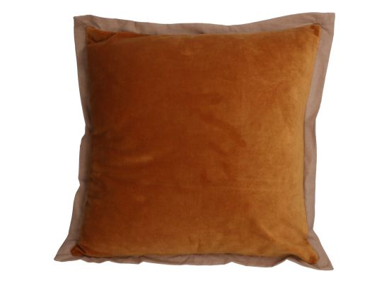 Sierkussen Cushion velvet okergeel