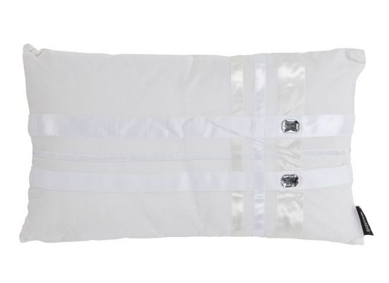 Little Gem cushion KV White 030*050
