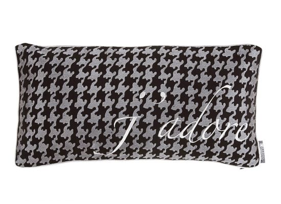 J'adore cushion KV Black 025*050