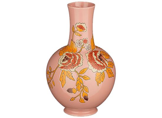 Vaas Eloise bloemen roze