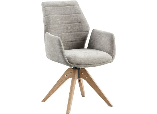 Eetkamerstoel Dayla grijs hout