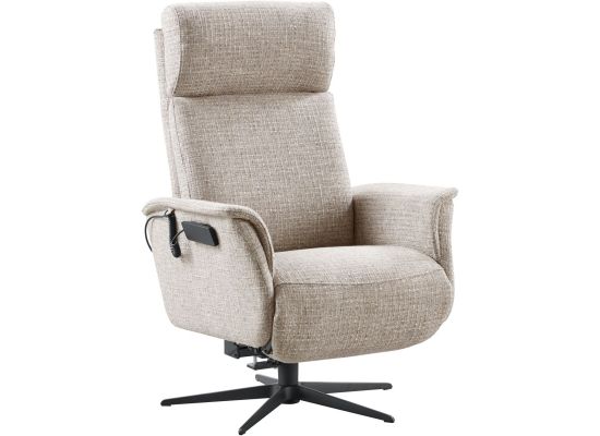 Relaxfauteuil Heranti met sta-op L grijs
