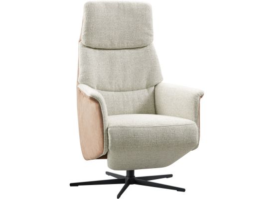 Relaxfauteuil Pomonti M grijs bruin