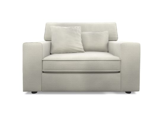 Loveseat Famanti lichtgrijs
