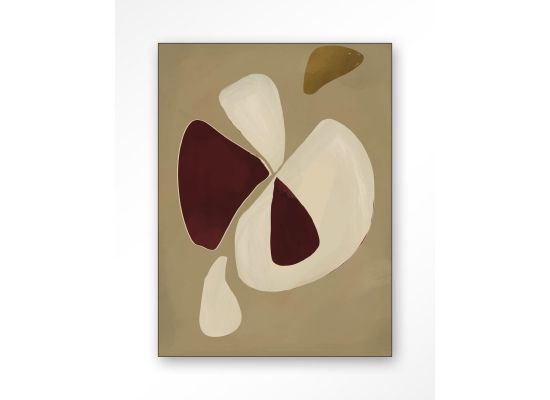 Wanddecoratie Elegant bruin