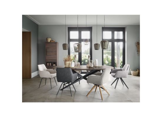 Deens ovale Eettafel MASCARO 220cm - showroommodel
